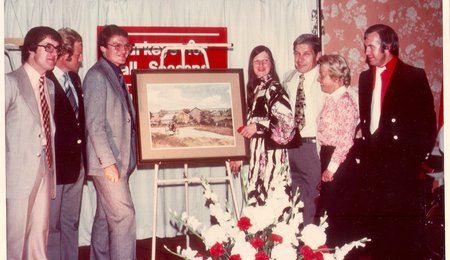 1970's turkey convention group with art