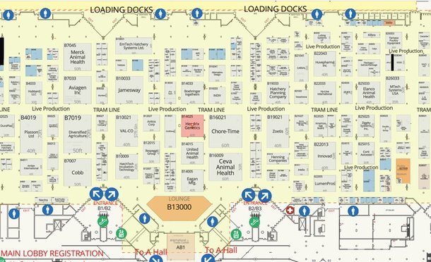 IPPE 2025 map