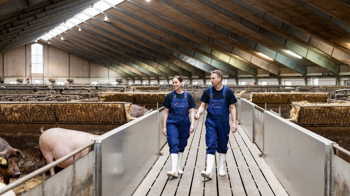 People in Swine farm