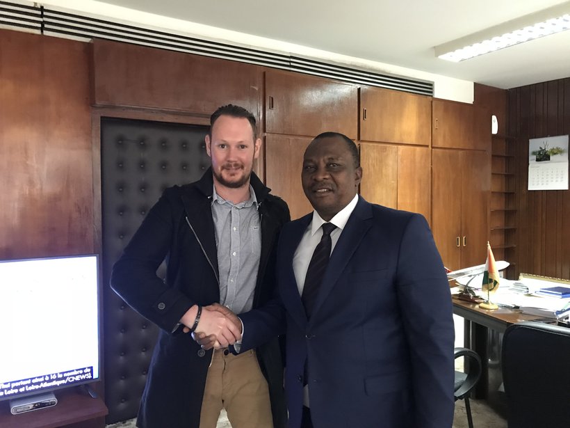 Kevin and minister of Ivory Coast