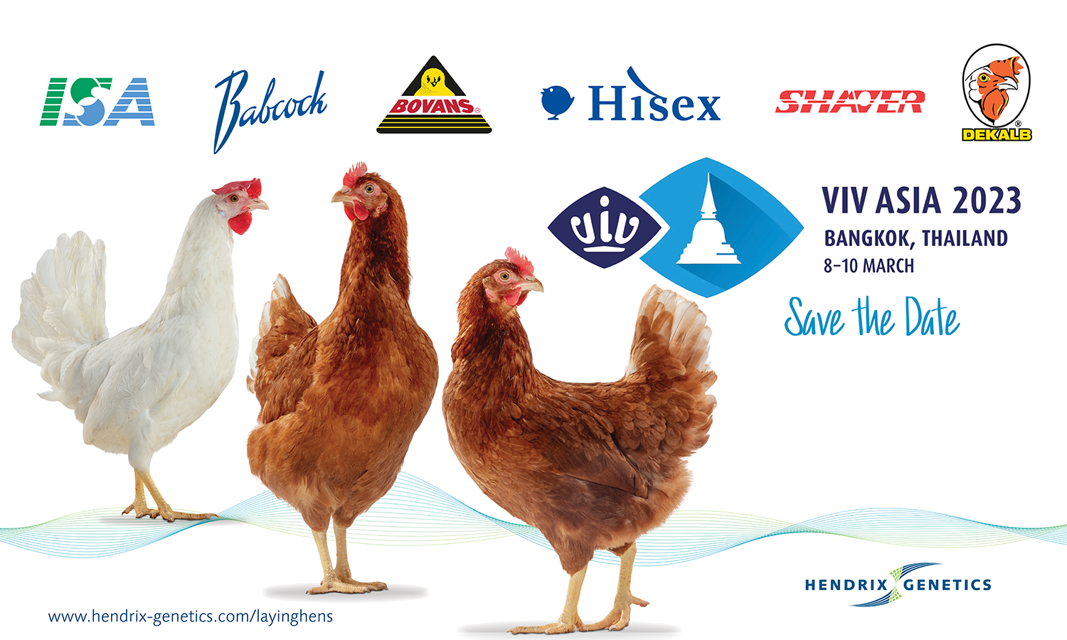 Laying hens Save the Date VIV Asia 2023