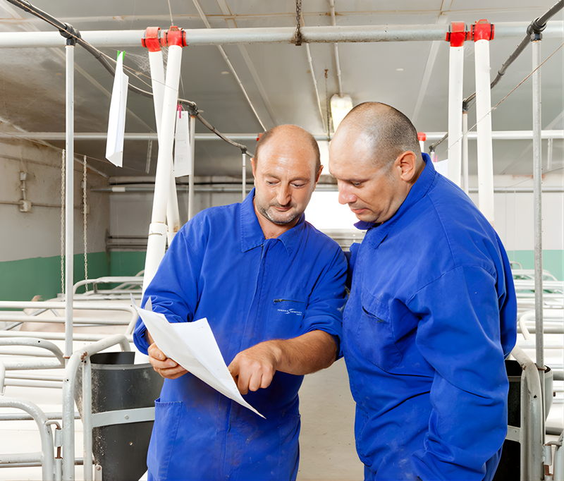 People in Swine farm