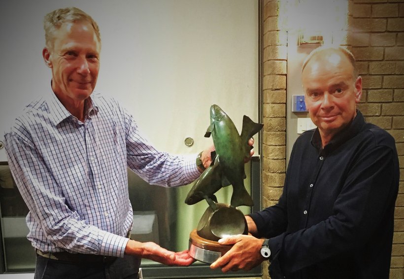 Jon Handley honoured by the British Trout Association