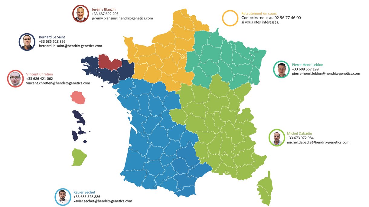 Pondeuse carte de France et trombi 2024