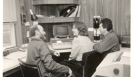 hybrid office 1980's