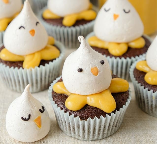 Egg recipe: Chicken Meringue Cupcakes